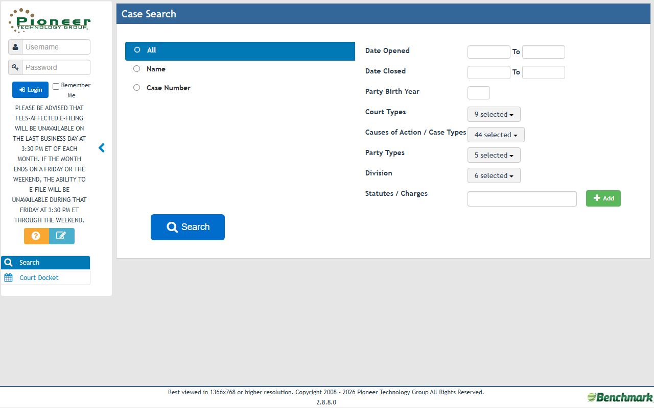 Warren County court records after arrest Common Pleas public access search